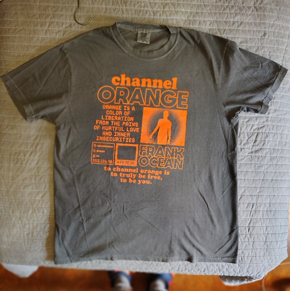 Frank Ocean Channel Orange Comfort Colors Shirt Size Large